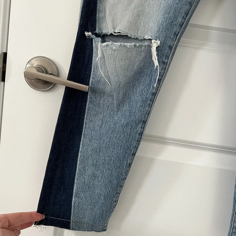 Citizens of Humanity Liya High Rise Shadow Side Seam Crop - Picture 5 of 10